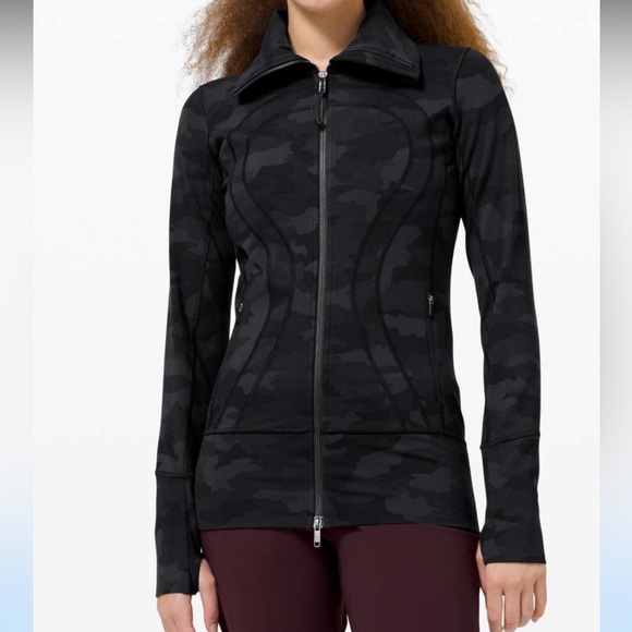 Lululemon In Stride Jacket Heritage 365 Camo Deep Coal Multi Size 4 - Picture 7 of 10